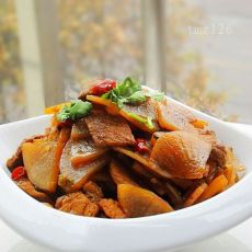 萝卜炒肉片的做法 萝卜炒肉片的做法