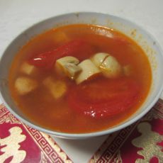 番茄菌菇汤的做法