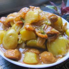 土豆白菜炖肉丸的做法 土豆白菜炖肉丸的做法
