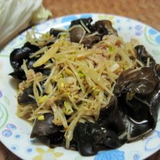 黑木耳炒豆芽的做法 黑木耳炒豆芽的做法