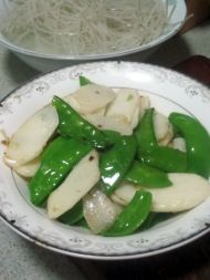山药炒荷兰豆的做法