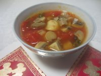 番茄鲜蘑汤的做法