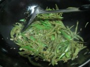 姜茸扁豆丝的做法