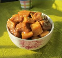 杏鲍菇红烧肉的做法
