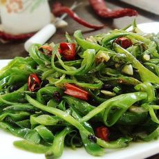 辣炒扁豆丝的做法 辣炒扁豆丝的做法