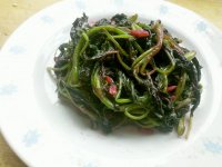 蒜蓉苋菜的做法
