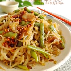 家常扁豆焖面的做法 家常扁豆焖面的做法