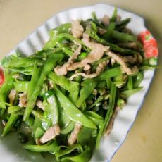 扁豆炒肉丝的做法 扁豆炒肉丝的做法