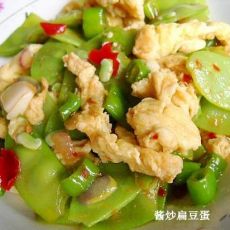 酱炒扁豆蛋的做法 酱炒扁豆蛋的做法