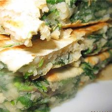 九层塔煎饼的做法