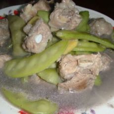 排骨炖扁豆的做法 排骨炖扁豆的做法