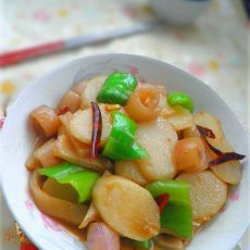 山药炒猪肉皮的做法 山药炒猪肉皮的做法