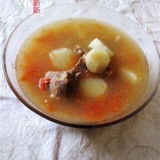 西红柿山药排骨汤的做法