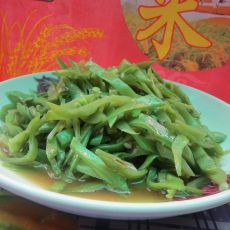 姜丝炝扁豆的做法