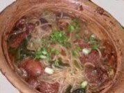 蒜香羊肉粉丝煲的做法