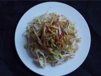 凉拌豆芽的做法