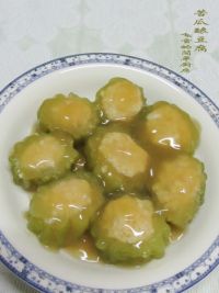 苦瓜酿豆腐的做法