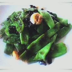 蒜头豆豉炒扁豆的做法