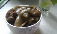 扁豆烧肉的做法