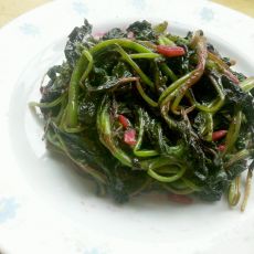 蒜蓉苋菜的做法