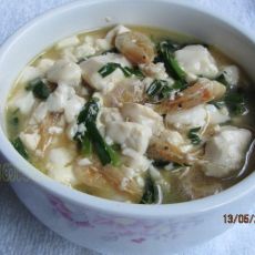 韭菜虾干烧豆腐的做法 韭菜虾干烧豆腐的做法