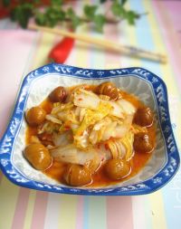 板栗烧白菜的做法
