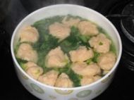 碧水虾滑的做法