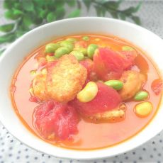 西红柿日本豆腐汤的做法 西红柿日本豆腐汤的做法