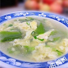 丝瓜虾皮蛋花汤的做法 丝瓜虾皮蛋花汤的做法
