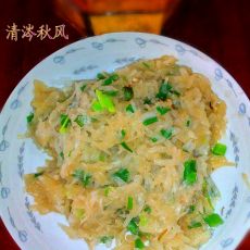 小葱萝卜丝的做法