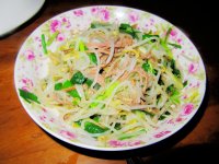 豆芽炒韭菜的做法