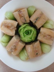 瑶柱鲍汁酿杏鲍菇的做法