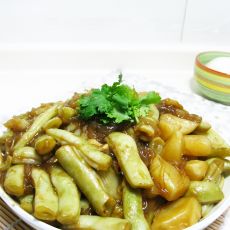 土豆豆角炖粉条的做法 土豆豆角炖粉条的做法
