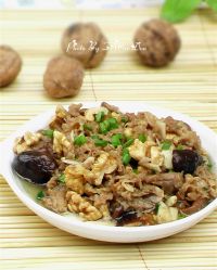 香菇核桃肉片的做法