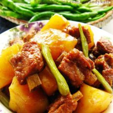 豆角土豆炖排骨的做法 豆角土豆炖排骨的做法