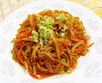 咖喱土豆胡萝卜丝的做法