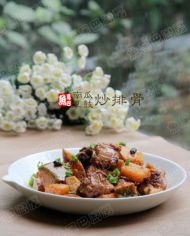 南瓜豆豉炒排骨的做法
