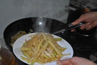 素炒萝卜丝的做法