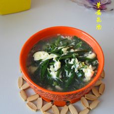 韭菜蛋花汤的做法