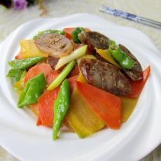 胡萝卜炒腊肠的做法 胡萝卜炒腊肠的做法