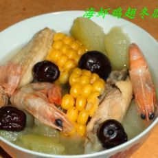 海虾鸡翅冬瓜煲的做法 海虾鸡翅冬瓜煲的做法