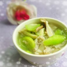 丝瓜蘑菇汤的做法
