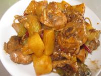 土豆茄子炖鸡腿的做法
