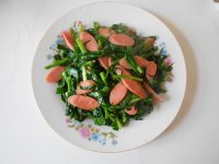韭菜炒香肠的做法
