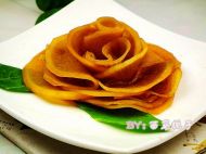 酱油萝卜花的做法