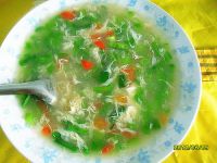 豆角蛋花汤的做法