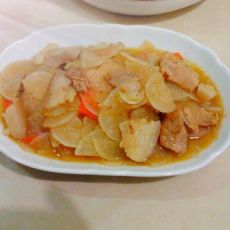 回锅肉炒白萝卜的做法 回锅肉炒白萝卜的做法