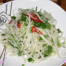 香菜拌萝卜丝的做法 香菜拌萝卜丝的做法