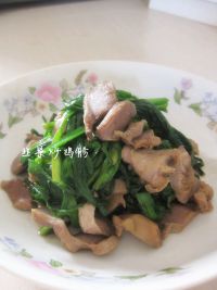 韭菜炒鸡胗的做法