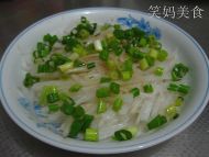 小葱拌萝卜丝的做法